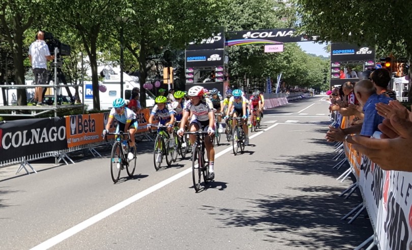 Il Giro d'Italia Donne a Casale Monferrato